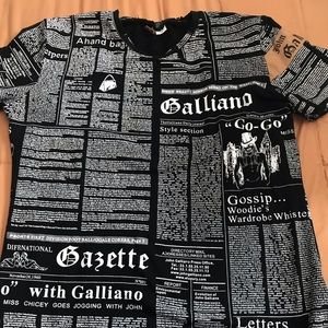 Men’s XL John Galliano shirt